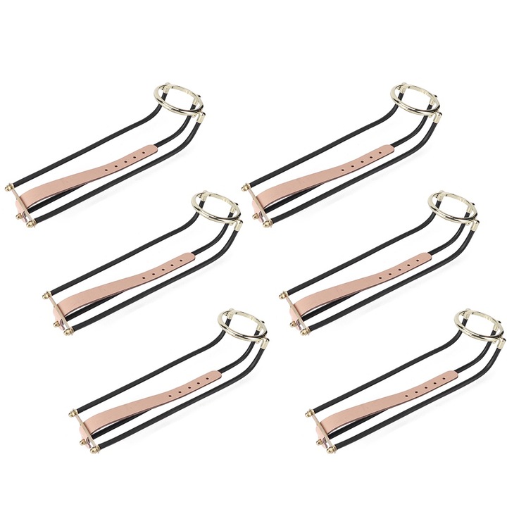 Set 6 accesorii pentru bile de masa de biliard, pentru buzunar snooker biliard stil american alama bronz Enforose