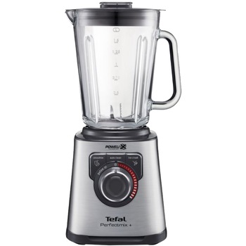 Blender Tefal BL811D38, 1200W, buton variabil pentru viteza, 6 lame detasabile, vas din sticla termorezistenta, 3 programe, corp din inox, spatula, Inox Blender Tefal BL811D38, 1200W, buton variabil pentru viteza, 6 lame detasabile, vas din sticla termorezistenta, 3 programe, corp din inox, spatula, Inox