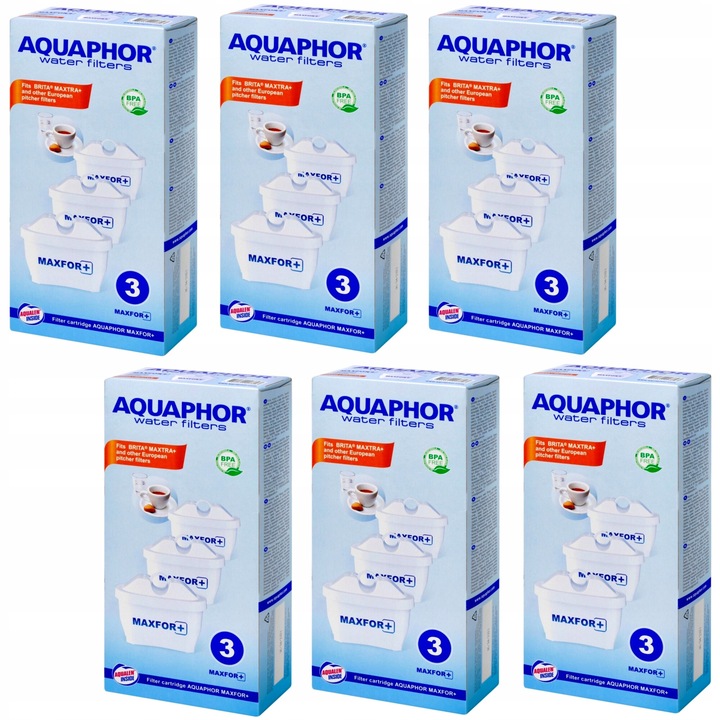 Aquaphor Maxfor+ cartus filtrant 18 buc