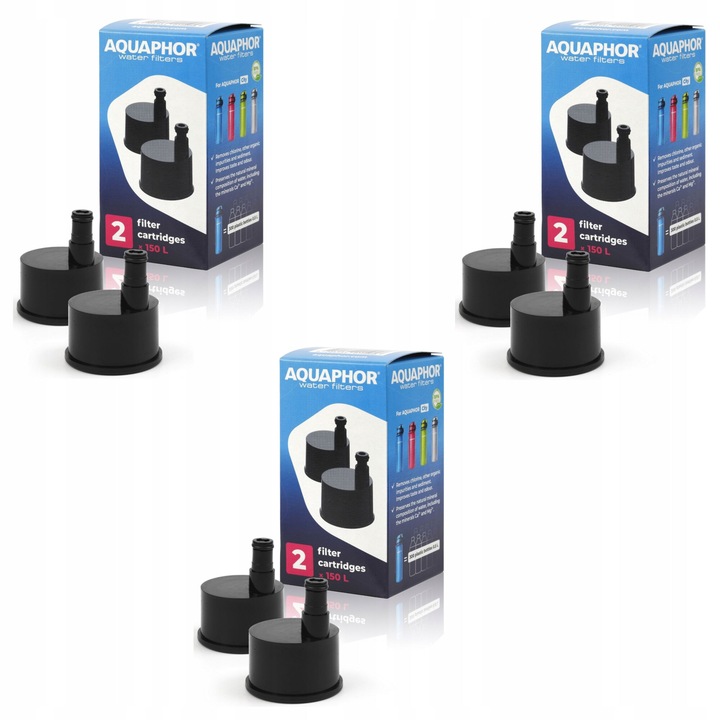 Резервни филтри за филтърна бутилка Аквафор Сити, 6 бр.