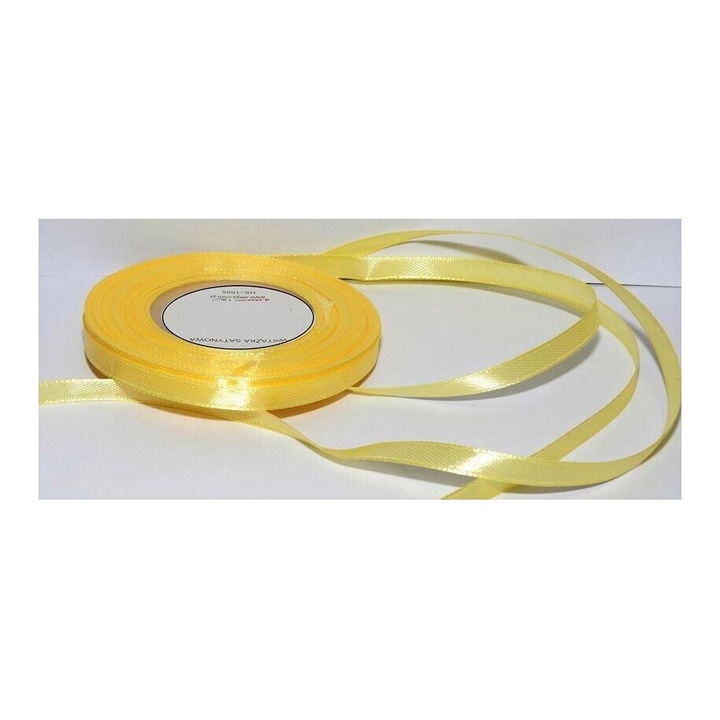 Set 4 Rola Satin 12mmx32m, Aliga, Galben