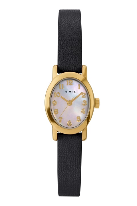 Timex, Ceas cu o curea de piele, Negru