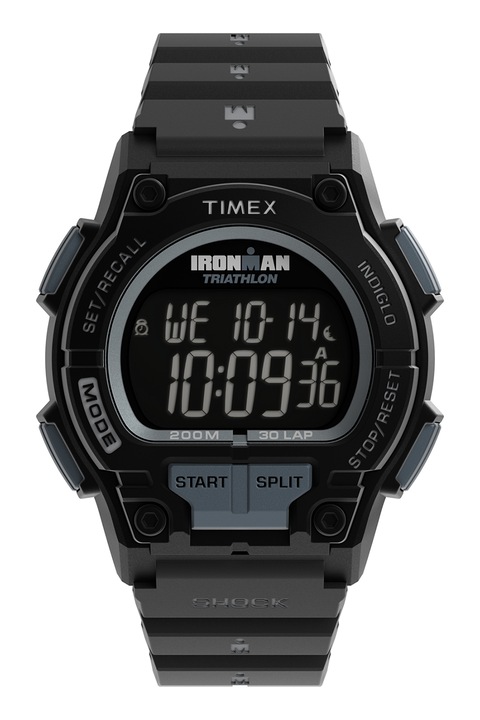 Timex, IRONMAN® Shock Endure digitális karóra - 42 mm, Fekete