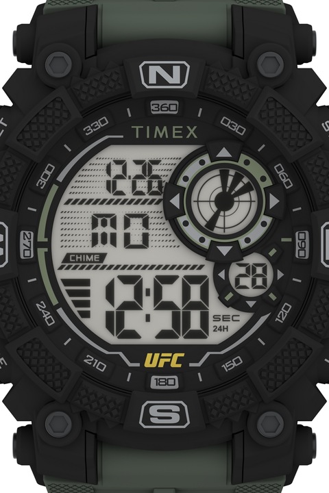 Timex, Ceas digital UFC Redemption - 50 mm, Verde militar prafuit - eMAG.ro