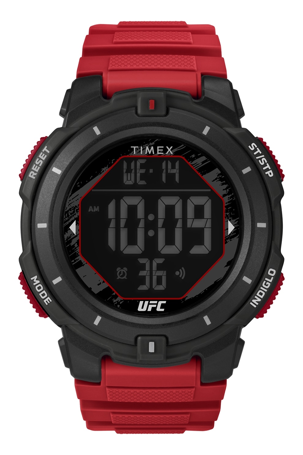 Timex, Ceas digital UFC Rumble - 50 mm, Rosu - eMAG.ro