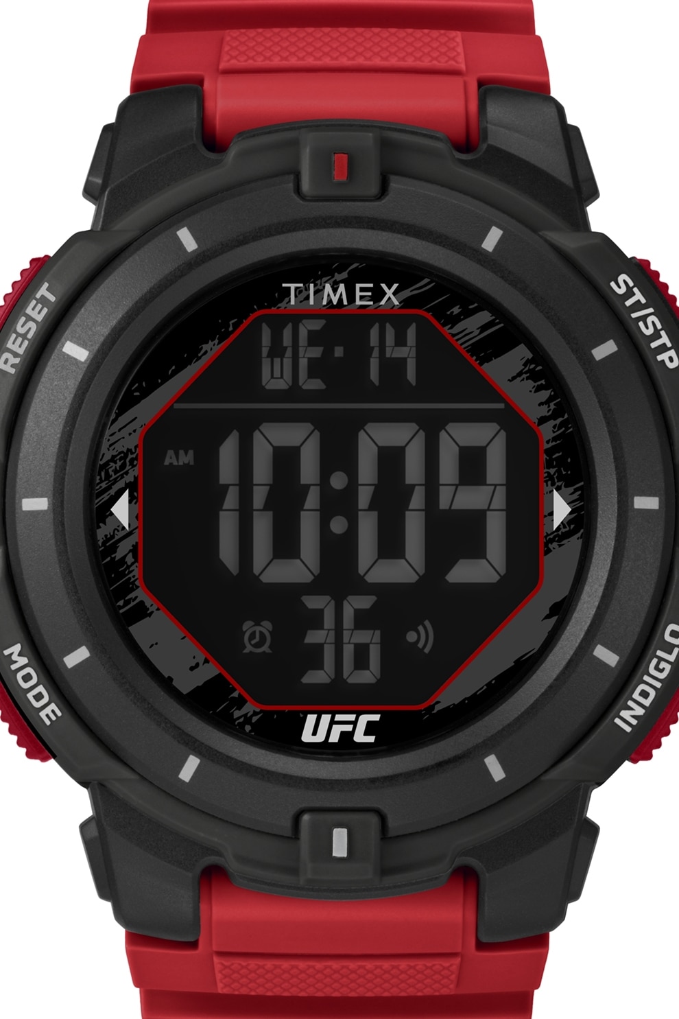 Timex, Ceas digital UFC Rumble - 50 mm, Rosu - eMAG.ro