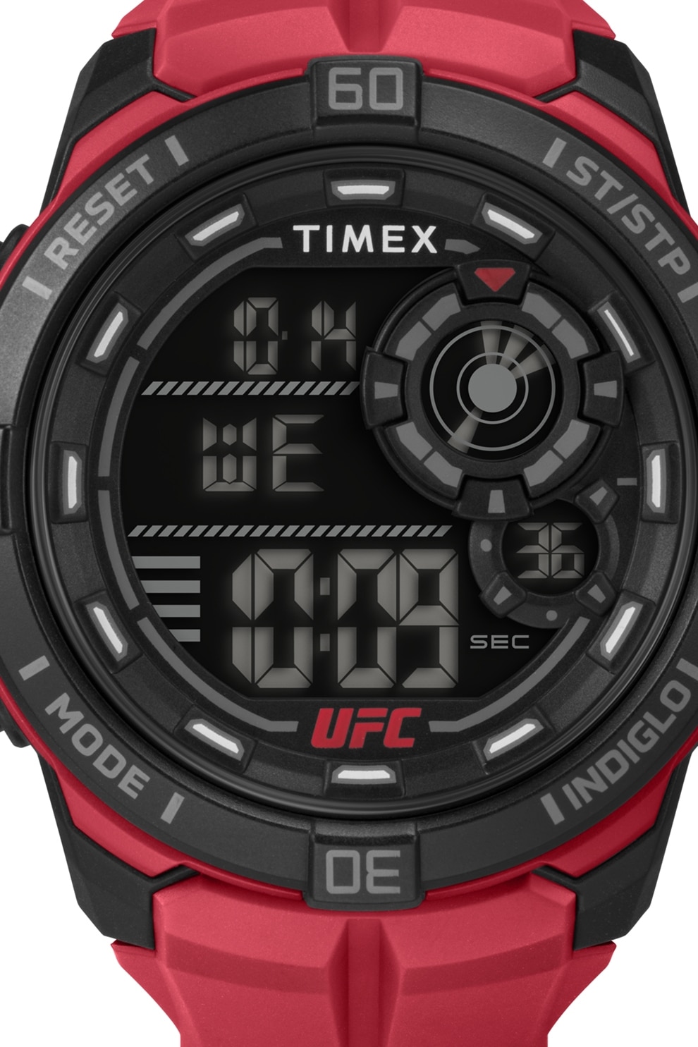 Timex, Ceas digital UFC Rush - 52 mm, Rosu - eMAG.ro