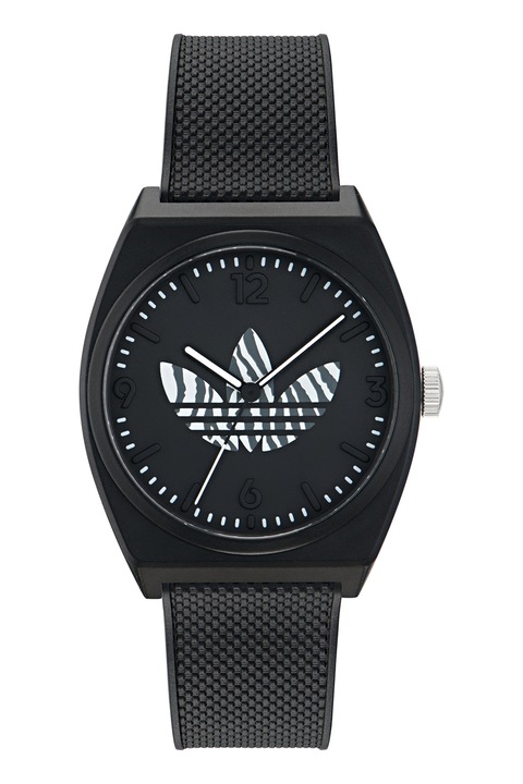 adidas, Uniszex karóra műgyanta szíjjal, Fekete