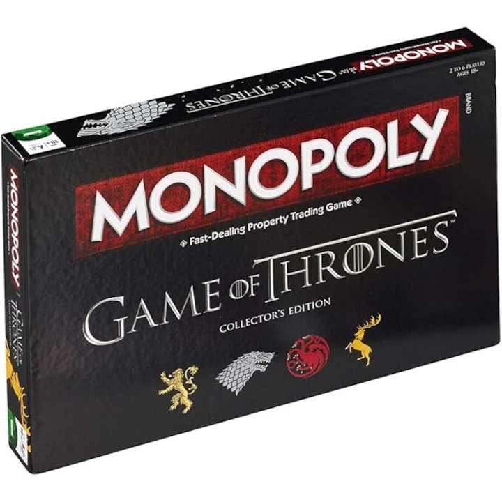Monopoly Game of Thrones, настолна игра, 2-6 играча, пластмаса