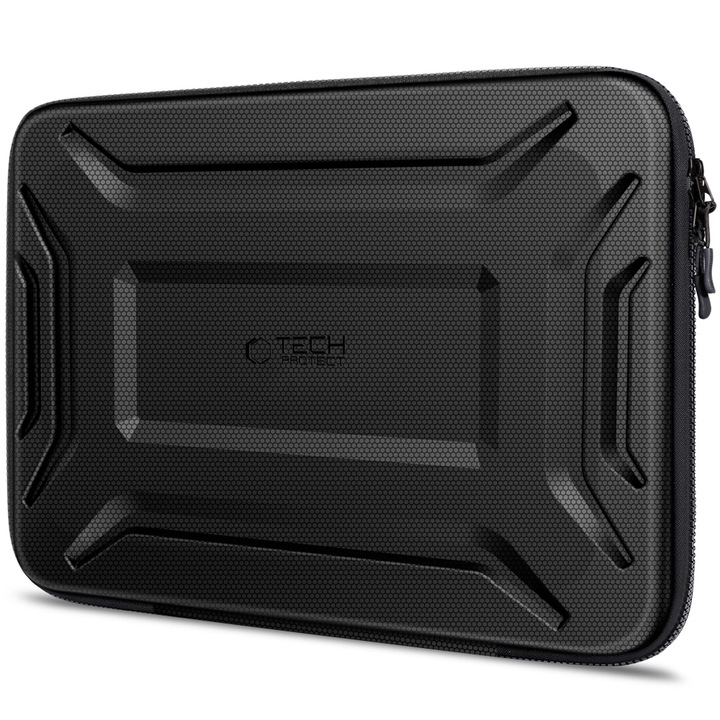 Чанта за лаптоп Tech- Protect Kevlar Pro - 13-14" съвместима черна чанта за лаптоп