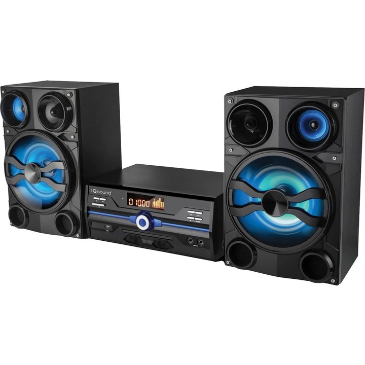 Аудио система Supersonic IQ-9000BT, 100W RMS, Bluetooth, USB, черна