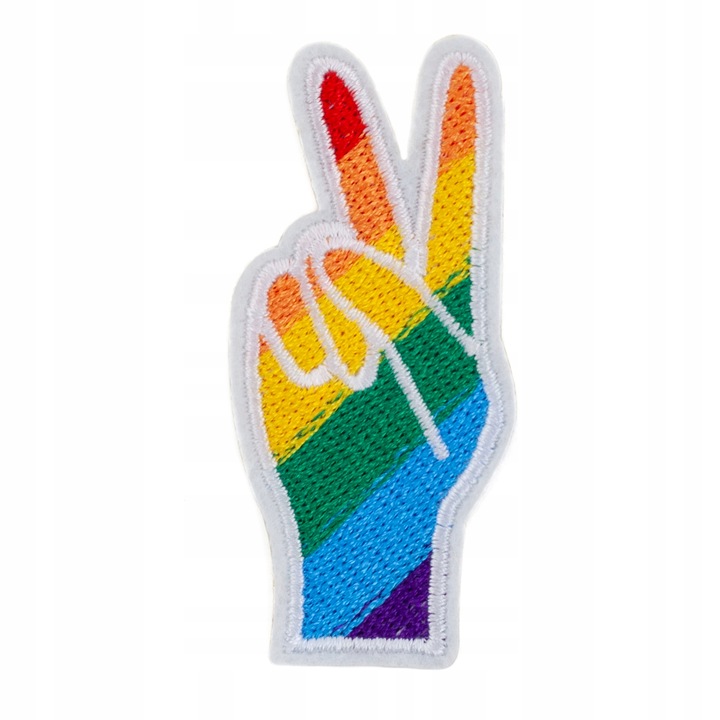 Petic, Little Angel, N803, alb, albastru, violet, portocaliu si rosu, multicolor, verde, auriu, galben, patch