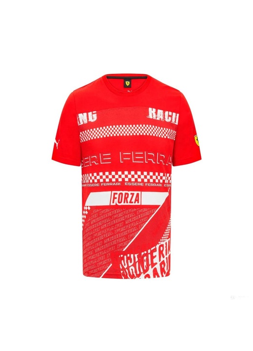 Puma Ferrari тениска, Graphic 2023, памук,, Многоцветен