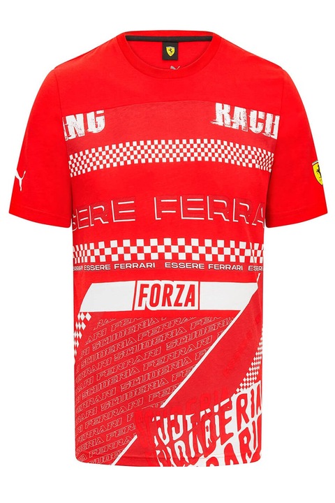 Puma Ferrari тениска, Graphic 2023, памук,, Червен