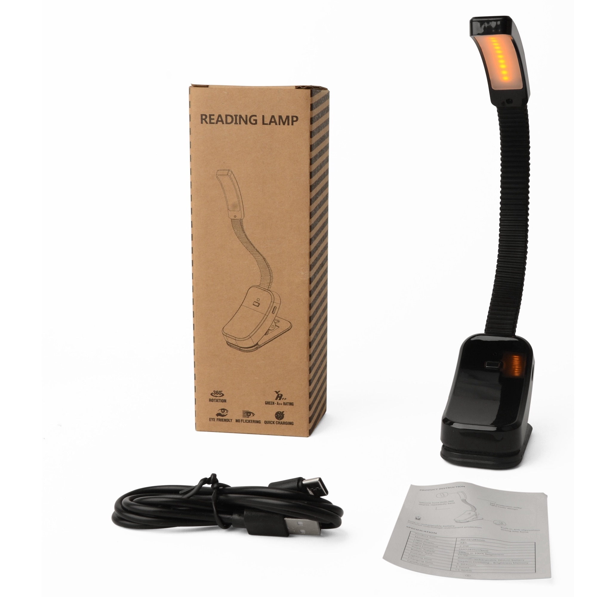 Lampa de citit LED fara componenta albastra Bentech D128AB - lumina ...