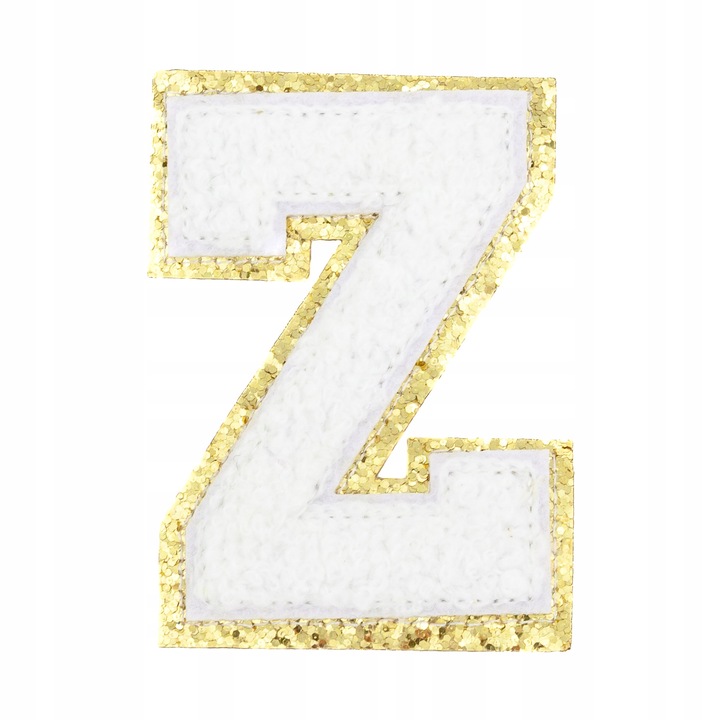 Patch, Little Angel, N794, Litera Z, alb, auriu