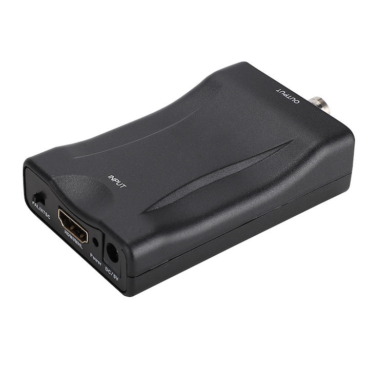 Cutie convertor audio video HDMI la BNC, semnal video Player DVD PAL/NTSC, Enforose