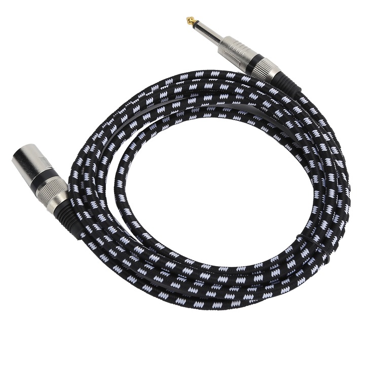 Cablu JORINDO XLR tata la 1/4 inch 6,35 mm cablu echilibrat de interconectare a semnalului pentru microfon