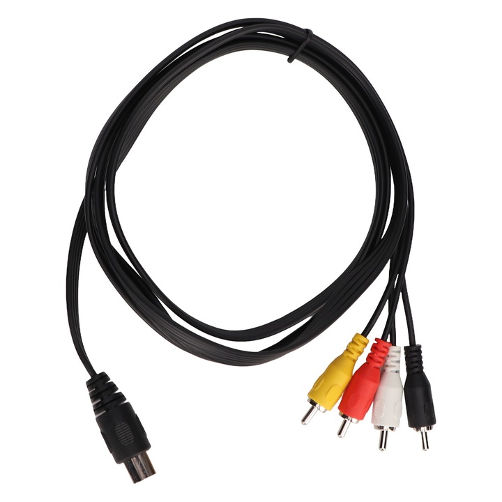 Cablu DIN 5 pini tata la 4RCA tata Cablu adaptor de sunet cu miez de sarma de cupru pur 4.9ft