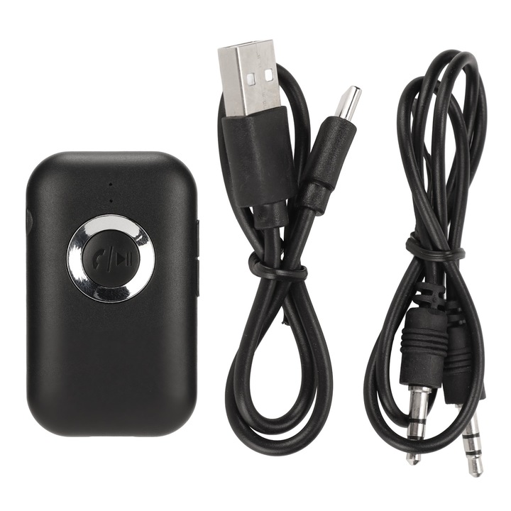 Bluetooth vezeték nélküli adapter Jormftte, 5.0, 15m, beépített mikrofonnal