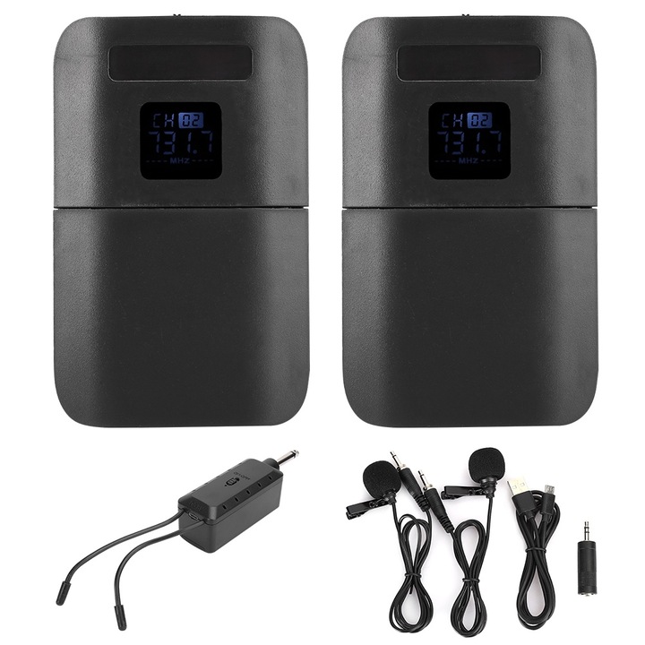 Microfon universal pentru cravata cu clema E8, Accesorii multifunctionale portabile fara fir