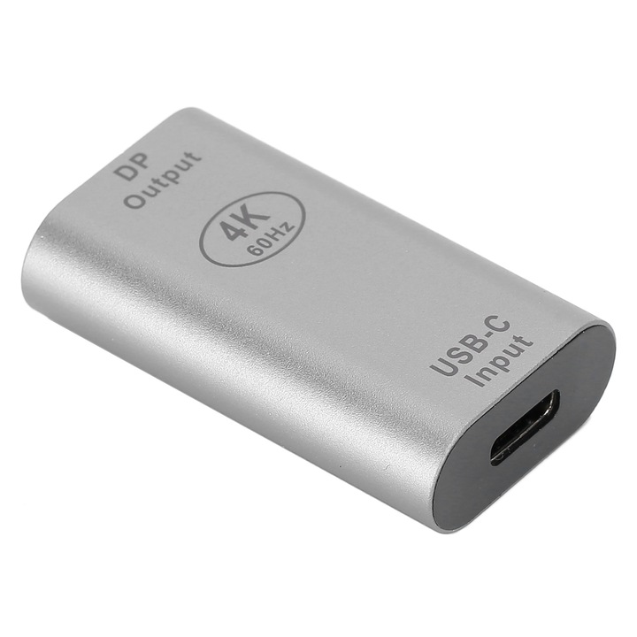 Adaptor Tip C Femeie la DP Mascul Mini, Video 4K 60Hz pentru Windows, Android, Enforose