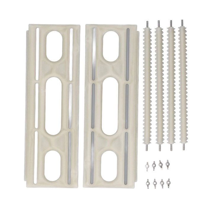 Suport de uscare pentru discuri de vinil din plastic ABS Suport de depozitare pentru discuri de mare capacitate Design cu dinti de fierastrau Enforose