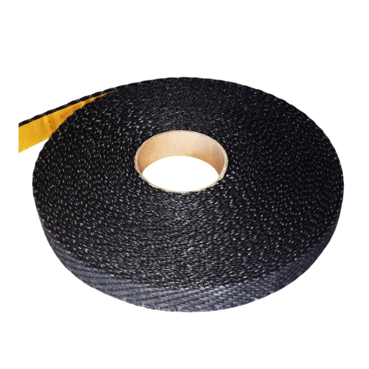 Banda de etansare termorezistenta grafitata autoadeziva, Latime 30x2 mm, Lungime 25m, Temperatura 500°C
