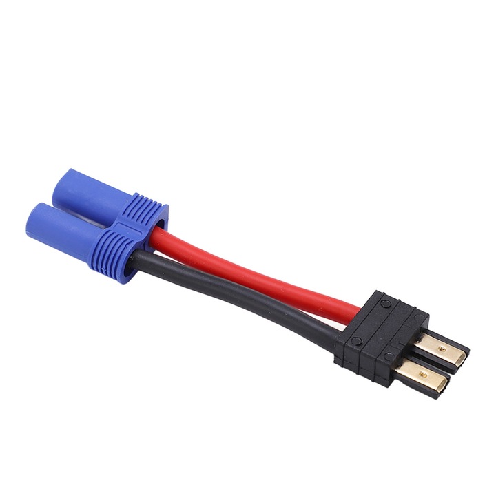 RC мъжки към EC5 кабел, пластмасов, издръжлив, меден, мек силикон, висока безопасност, устойчив на корозия RC мъжки към EC5 женски