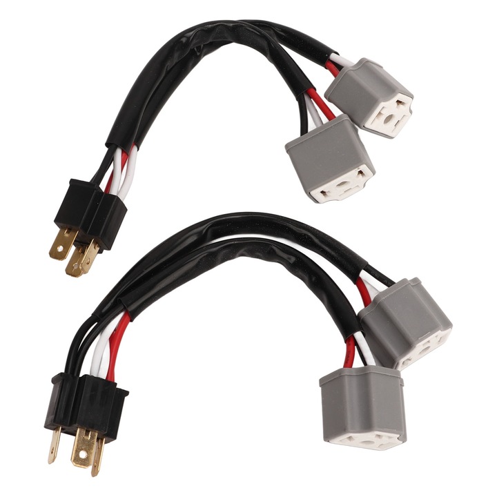 Adaptor priza cablaj faruri masculin la femela, Cabluri despartitoare in 2 cai pentru camion Pickup LED mufa cablu