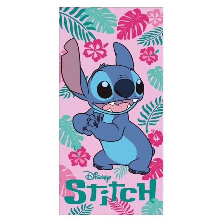 Lilo and Stitch The Star Dog Кърпа Хавлиена кърпа Leaf 70x140 см (бързосъхнеща)