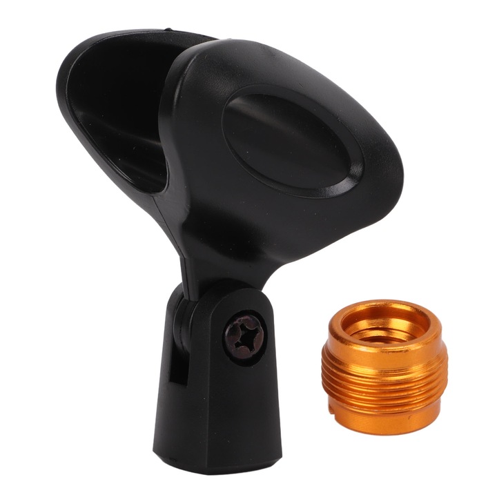 Suport microfon Clip R7 reglabil 5/8 inch Orificiu pentru suruburi din plastic pentru microfon fara fir cu fir Enforose