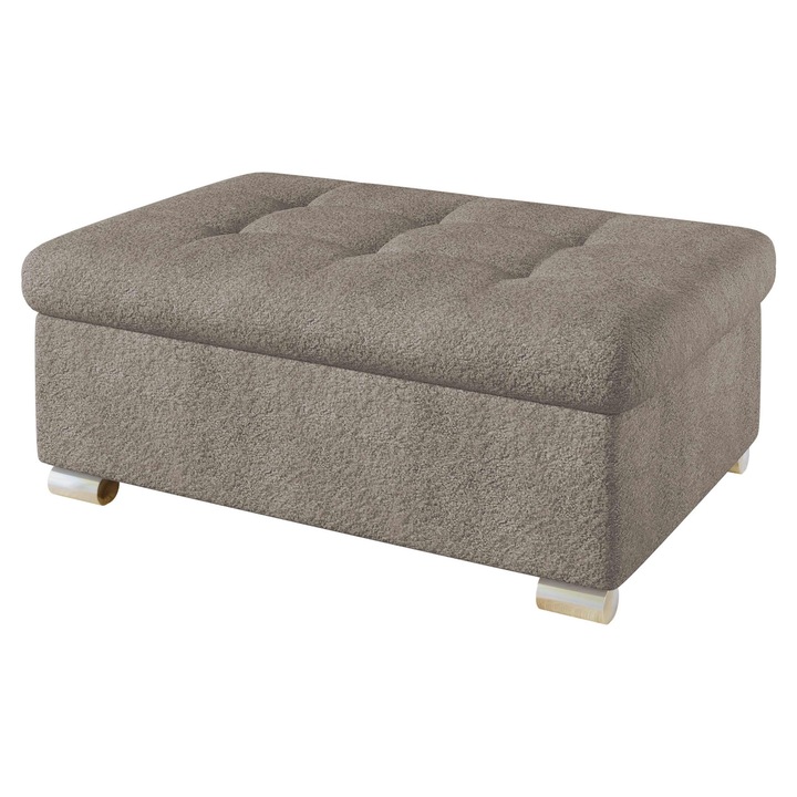 Taburet mare Tony, MIRJAN24, taupe, 70x96x41 cm