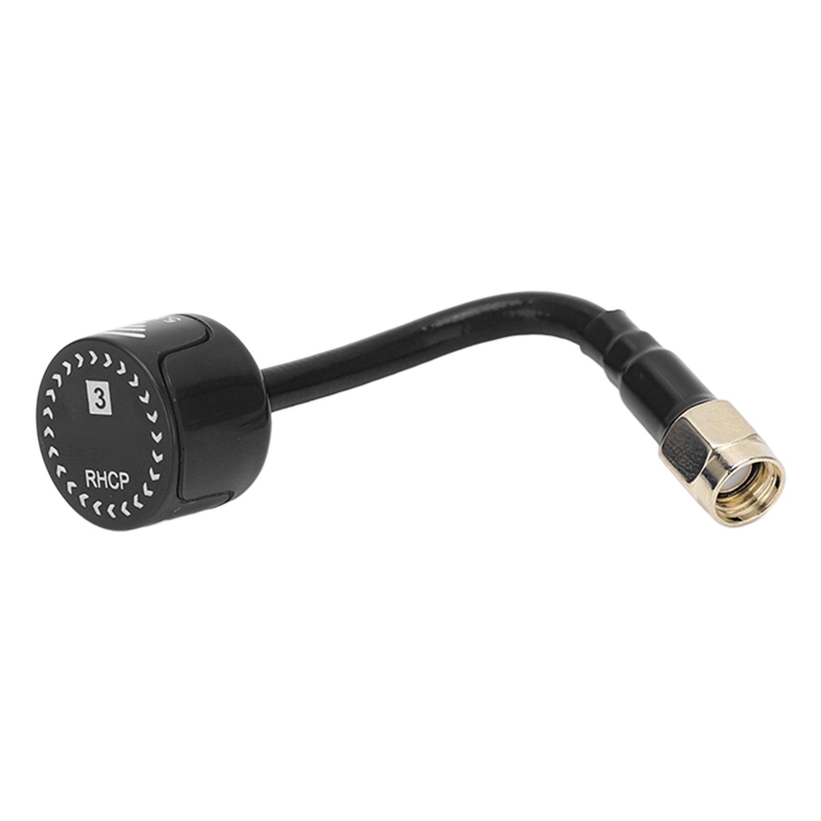 HGLRC LHCP Antenne longue portée FPV Marteau 2,5 dBi Mini 5,8 G pour drone RC (2 pièces longues UFL