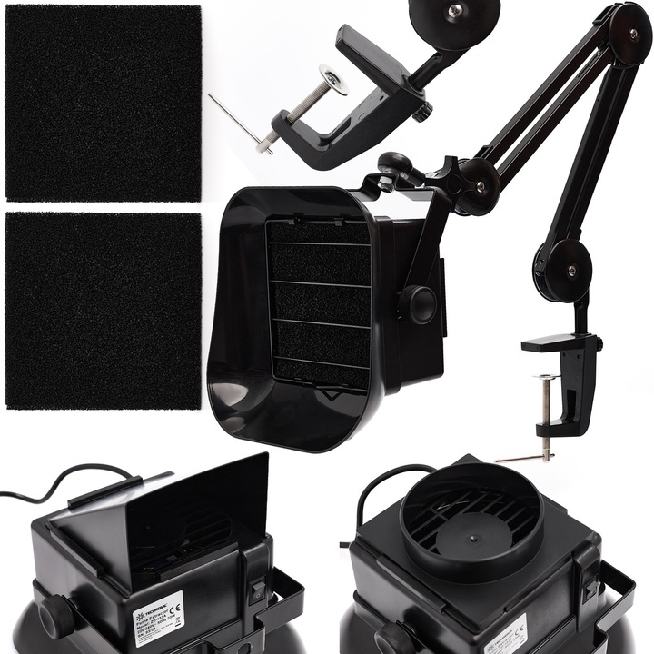 Sistem de filtrare, Nan, design ergonomic, 210x210x135mm, 2 filtre active incluse