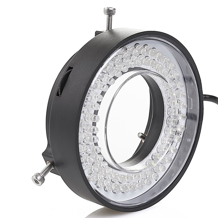 Iluminare ajustabila 72x LED, TECHREBAL, 8W, 6500-7000K, pentru microscop, 40x78mm