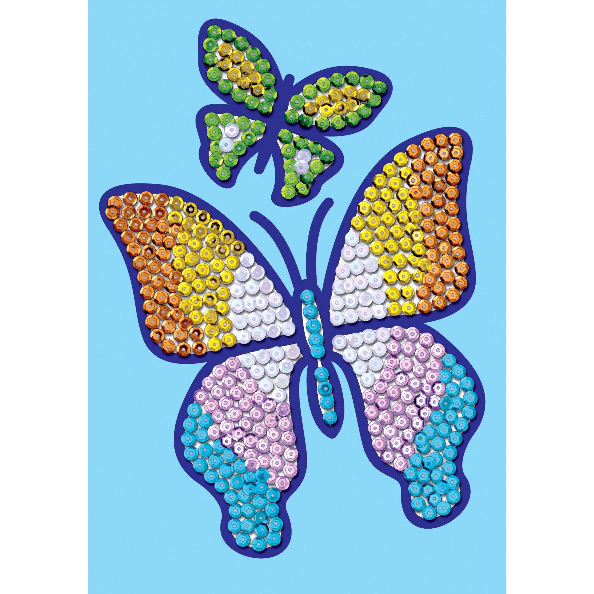 Set creativ Sequin Magic Fluturi