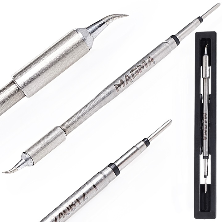 C245-IS forrasztóhegy, forrasztóállomásokkal kompatibilis, beépített fűtéssel, 0,2 mm