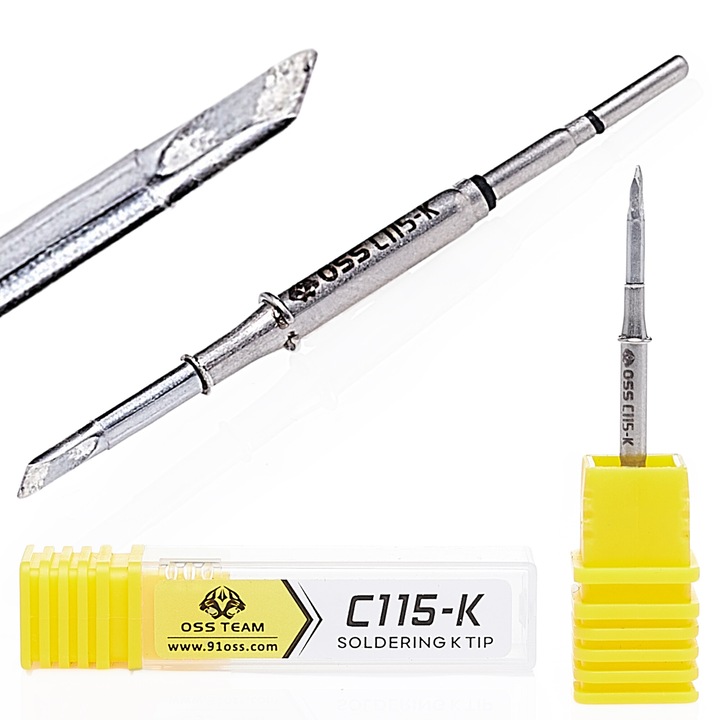 Forrasztóhegy C115-K, 0,3mm, félprofi, többszínű