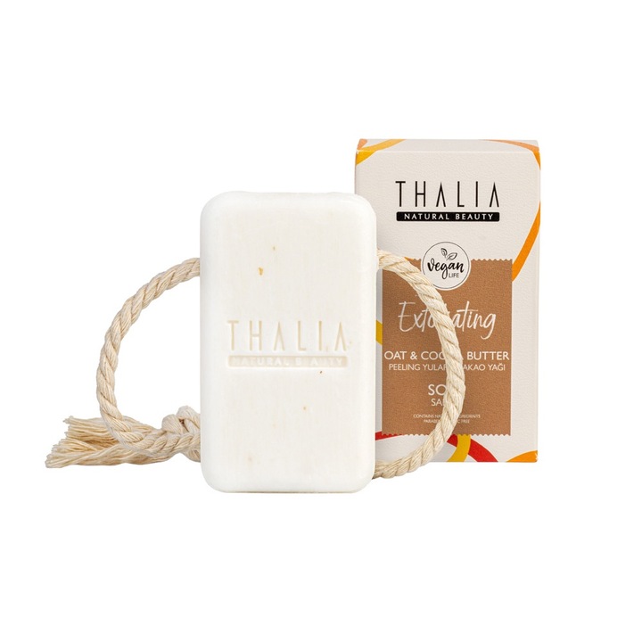 Sapun Natural Thalia Oat and Cocoa Butter, 140 gr