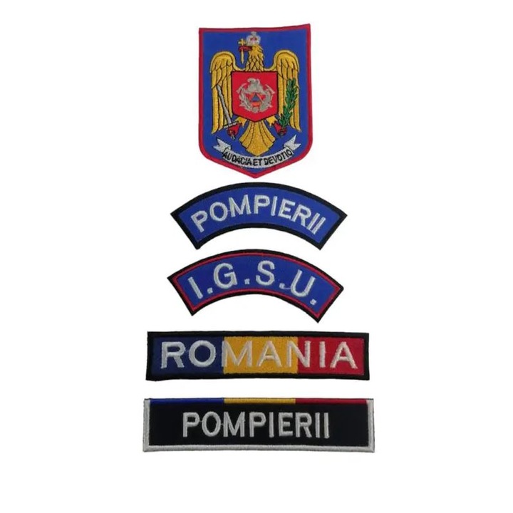 Ecuson set pompierii model nou