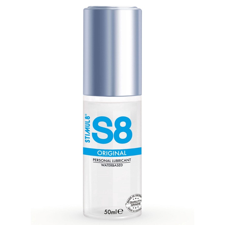 Vízbázisú síkosító, maximális kényelem és élvezet, S8 Original Personal Lubricant, 50 ml