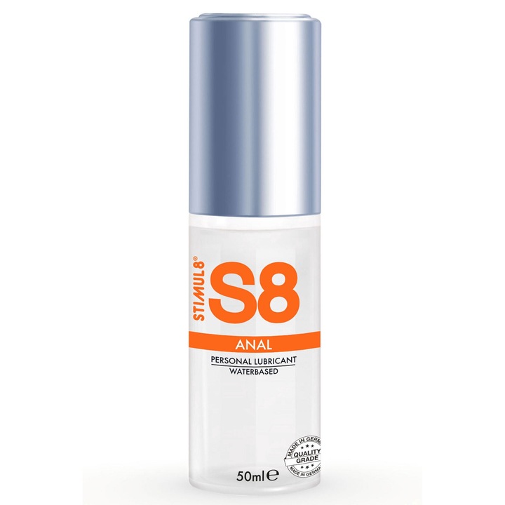 Vízbázisú síkosító, intim kényelem és öröm, S8 anális személyi síkosító, 50 ml