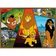 Puzzle, Lisciani, Regele Leu, Puzzle cu doua fete 4 x 48 piese