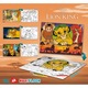 Puzzle, Lisciani, Regele Leu, Puzzle cu doua fete 4 x 48 piese