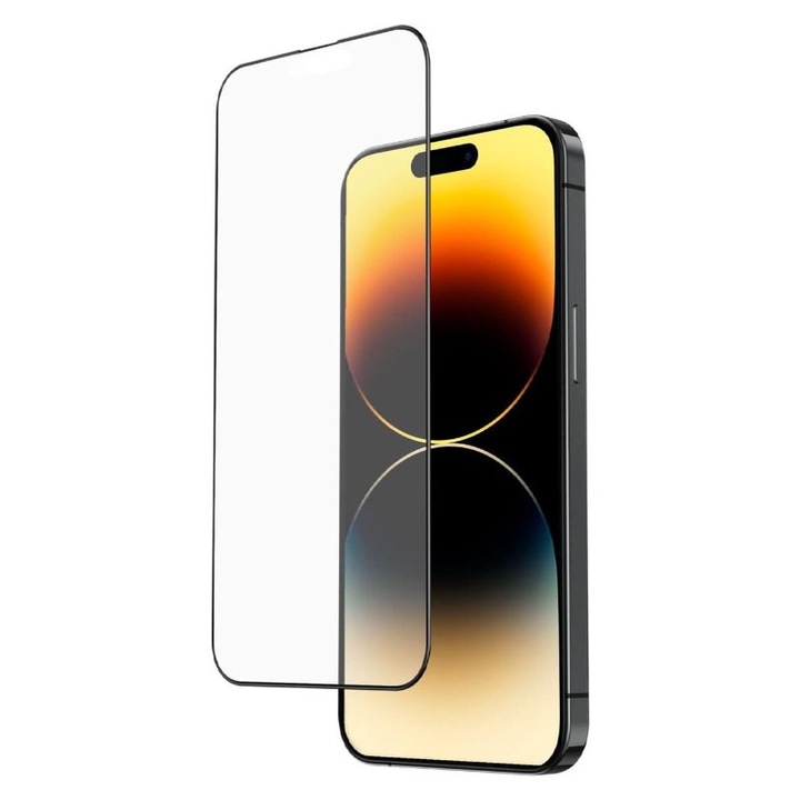 5D edzett üveg képernyővédő fólia Samsung Galaxy S22 készülékhez, OPTIM MEGOLDÁS, Teljes védelem, Teljes ragasztó, 9H (robbanásgátló) védelmi technológia, Premium Full HD Clarity, fekete élek