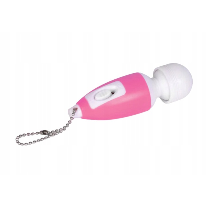 Вибратор, Adore, Mini wand vibrator, Розов, Класически, Безшумен, Работи с батерии, Tpe, 10 cm