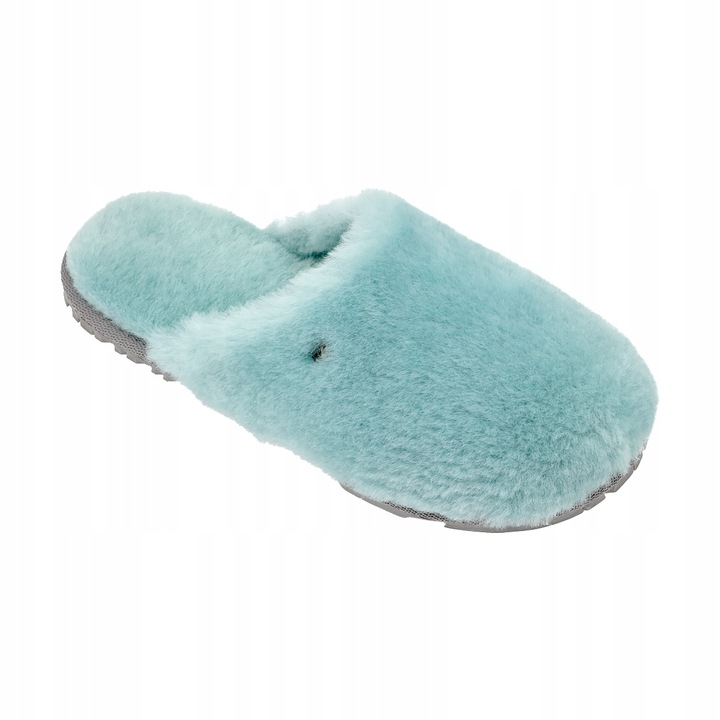 Papuci Vanuba SHANNON, lana moale, talpa antiderapanta, turcoaz