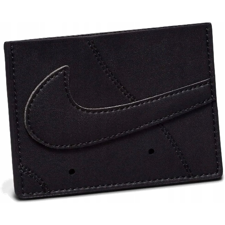 Portofel barbati Nike Air Force 1, poliuretan/poliester, 12x8.5x0.5cm, compartimente pentru carduri si bani