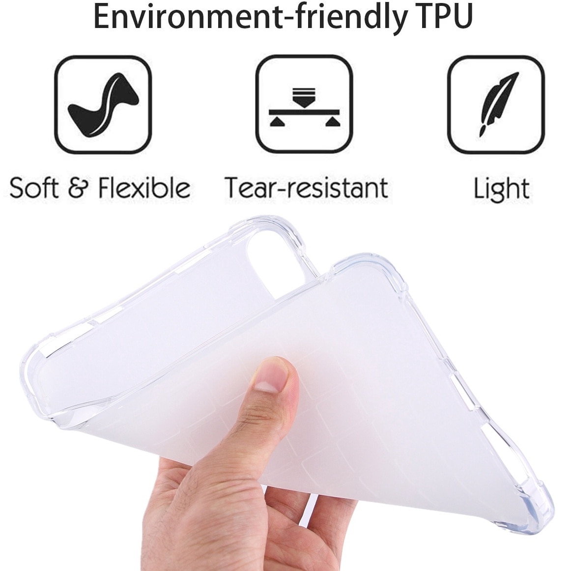 Husa tableta compatibila cu iPad Mini 6, Transparenta, Gradient, TPU
